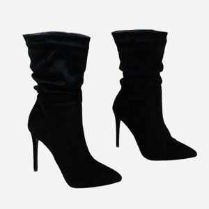 XOXO  Black Genevieve Slouch Boots 5.5